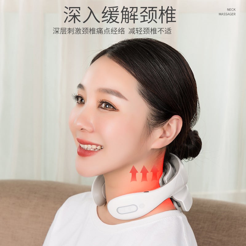 Intelligent Cervical Spine Massager Neck Massager Multi-Functional Spine Shoulder And Neck Compress Strong Vertebra Physiotherapy Neck Protector - Image 3